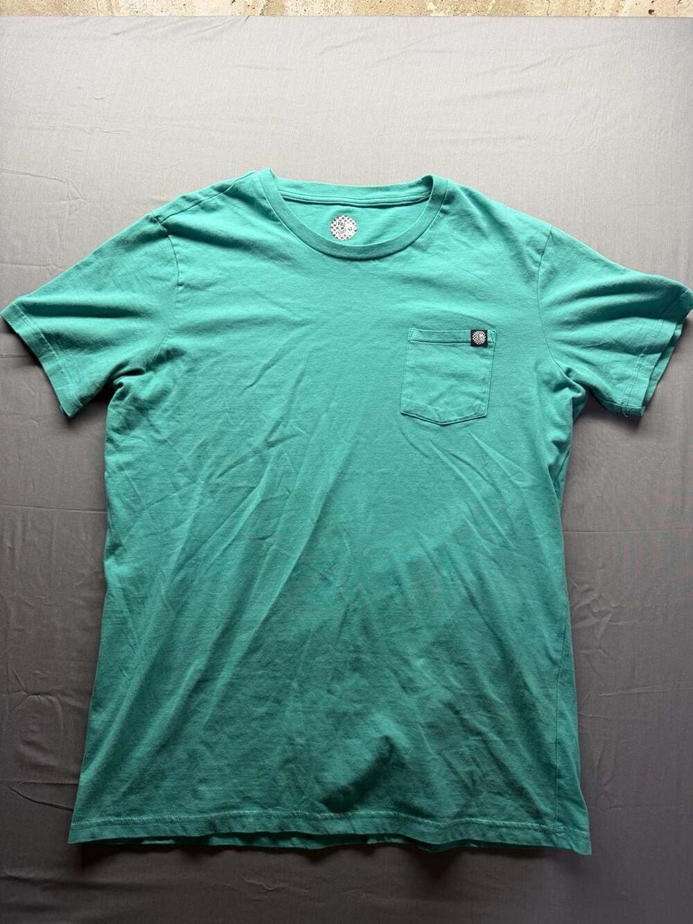 Val Surf '62 Pigment Dyed Teal Short Sleeve Pocket T-Shirt